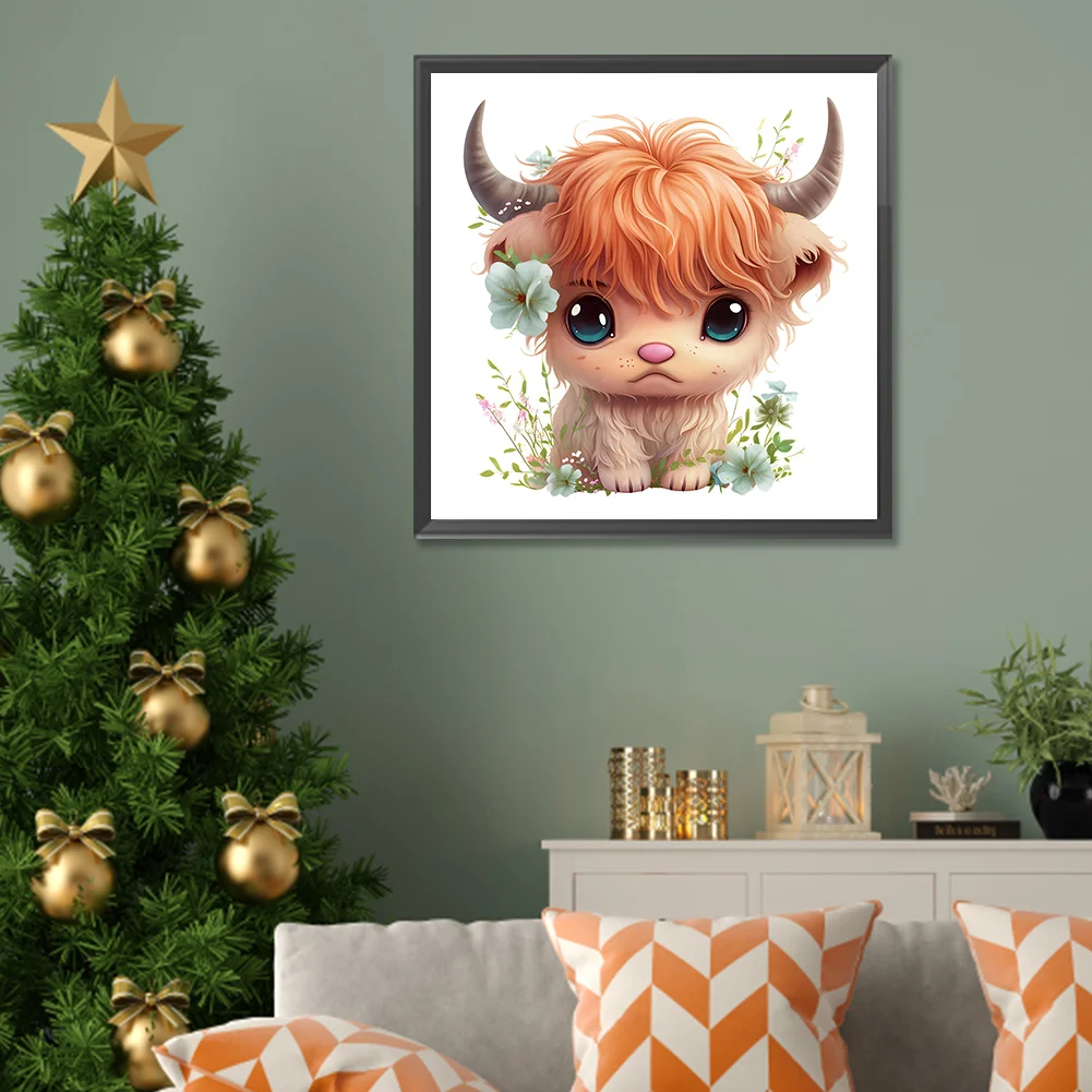 Diamond Painting - Full Round Drill - Flower Yak(Canvas|30*30cm)