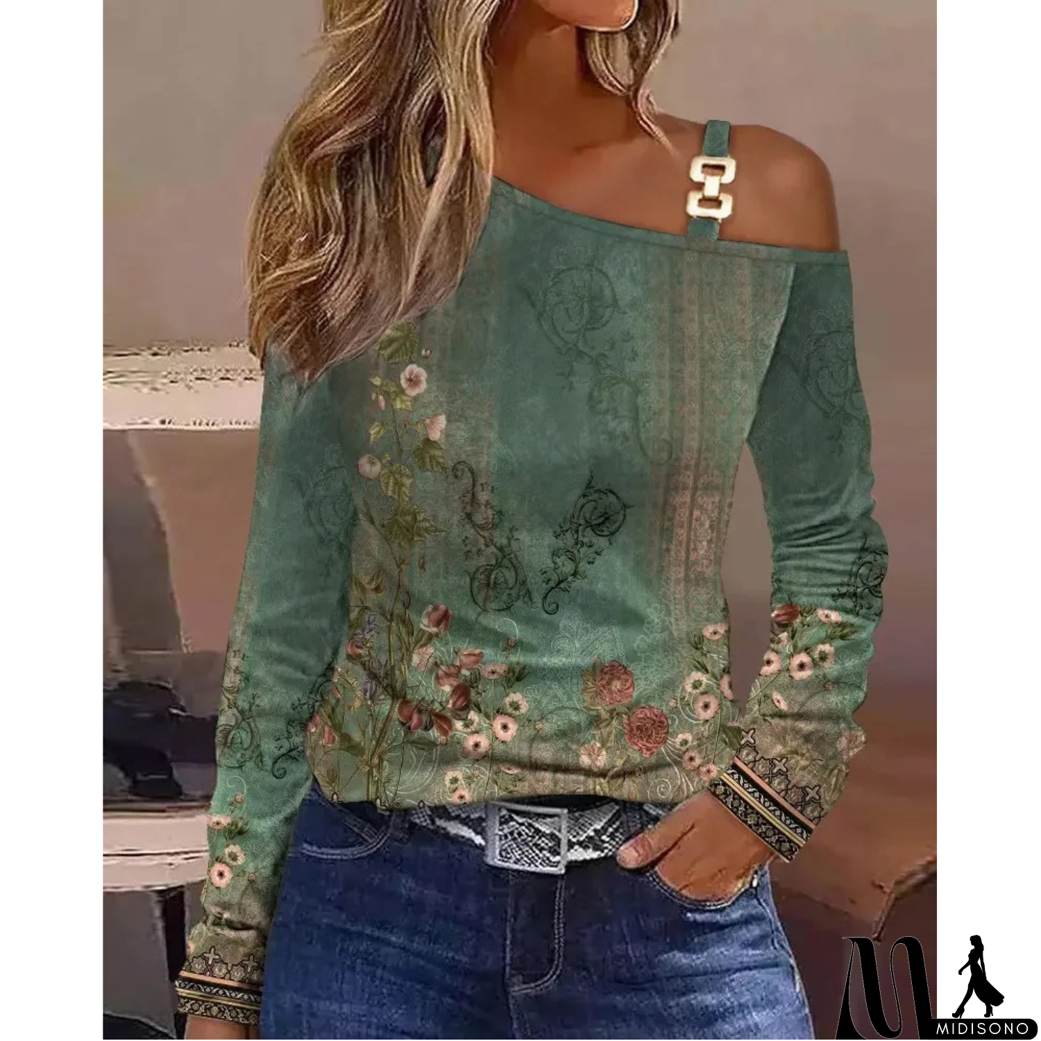 MidiSono - Effortless and Trendy winter Blouse