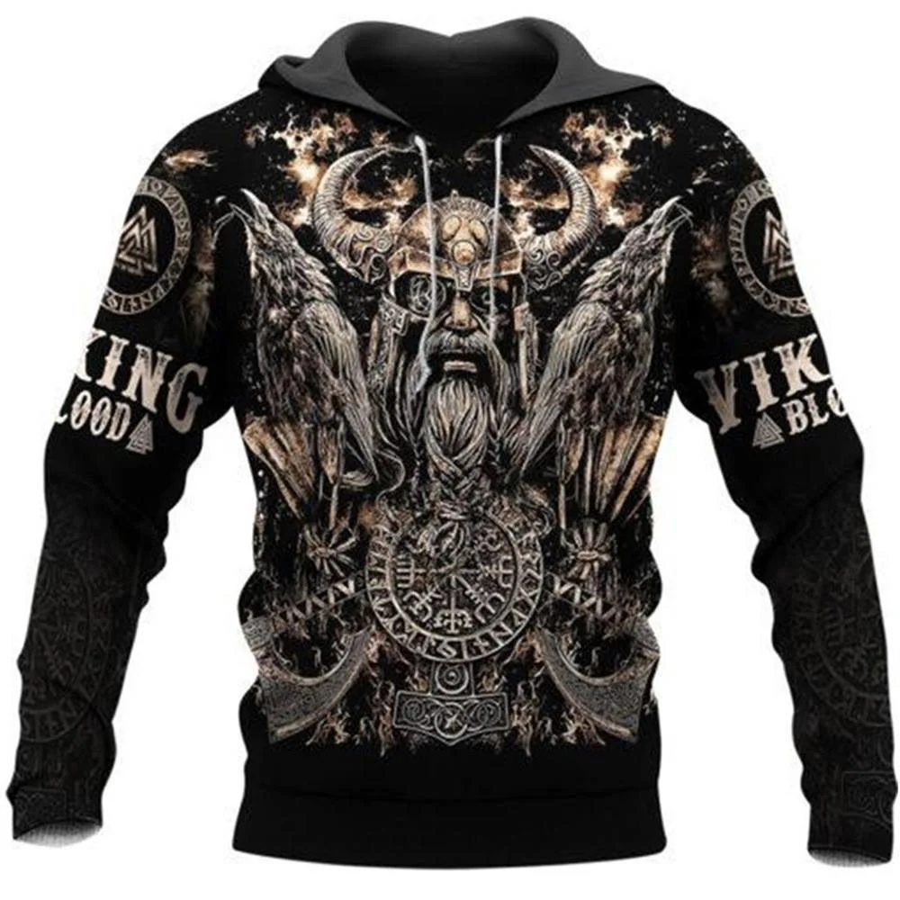 Men's Jungle Camouflage Animal 3D Digital Print Hoodie