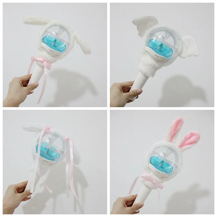 Kpop Twice Candy Bang Lightstick Headband Light Stick Plush Head Cover New