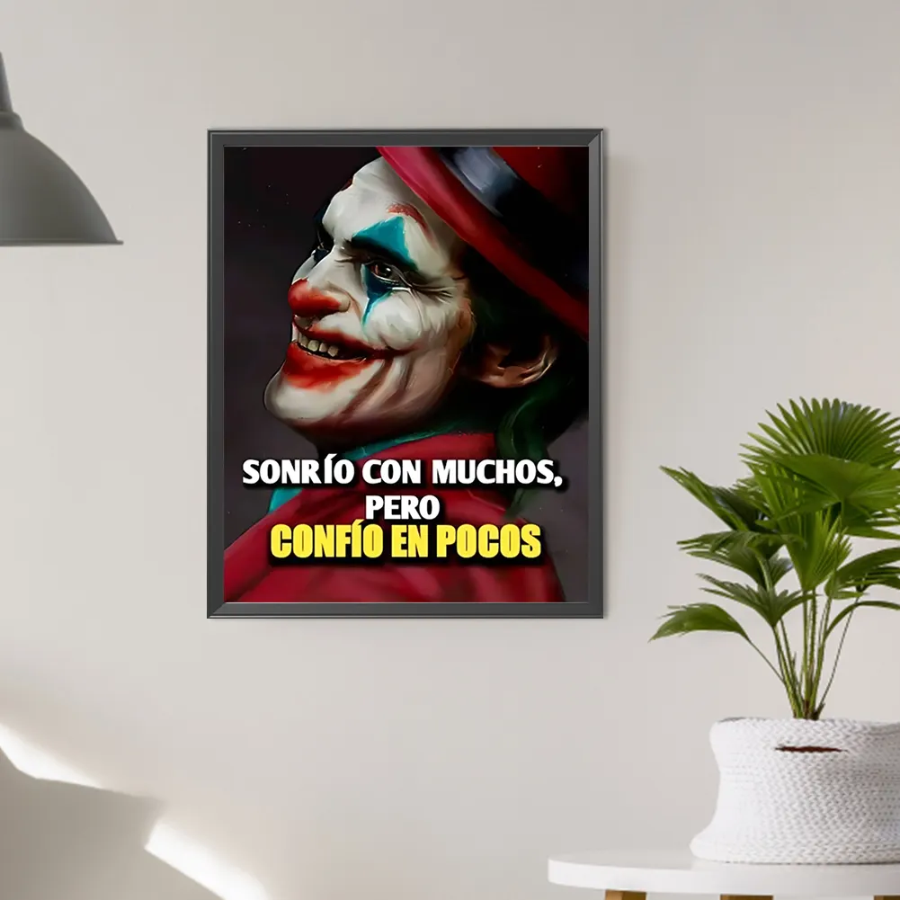 Full Round Diamond Painting 40*50cm - Clown Smile