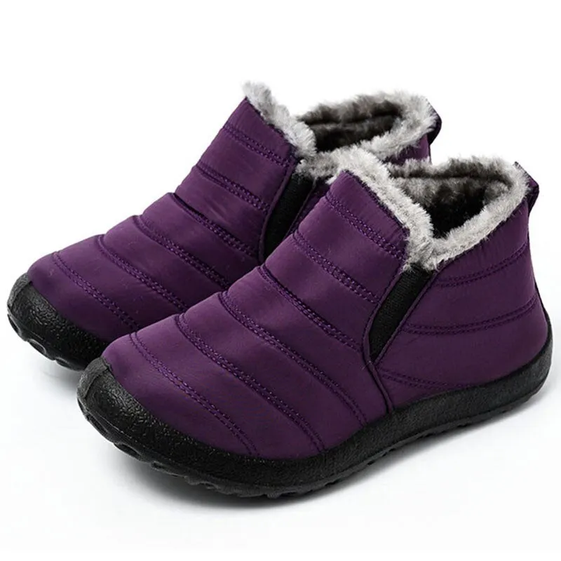 Men Shoes For Men Ankle Boots Waterproof Winter Shoes Warm Plush Snow Boots Unisex Anti Skid Plus Size 47 Mans footwear