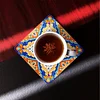 6pcs/set Diamond Painting Mandala Square Acrylic Coaster