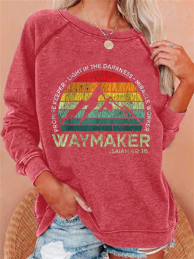 Way Maker Promise Keeper Miracle Worker Sweatshirt