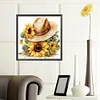 Diamond Painting-DIY Full Round Drill Sunflower Hat(40*40 CM)