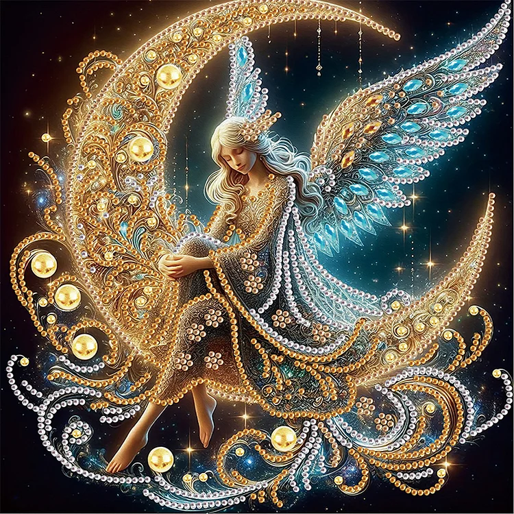 Angel Fairy 30*30cm (Canvas) Special Shaped Drill Diamond Painting gbfke