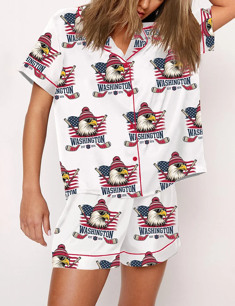 Women's Washington Capitals Hockey Pajama Set