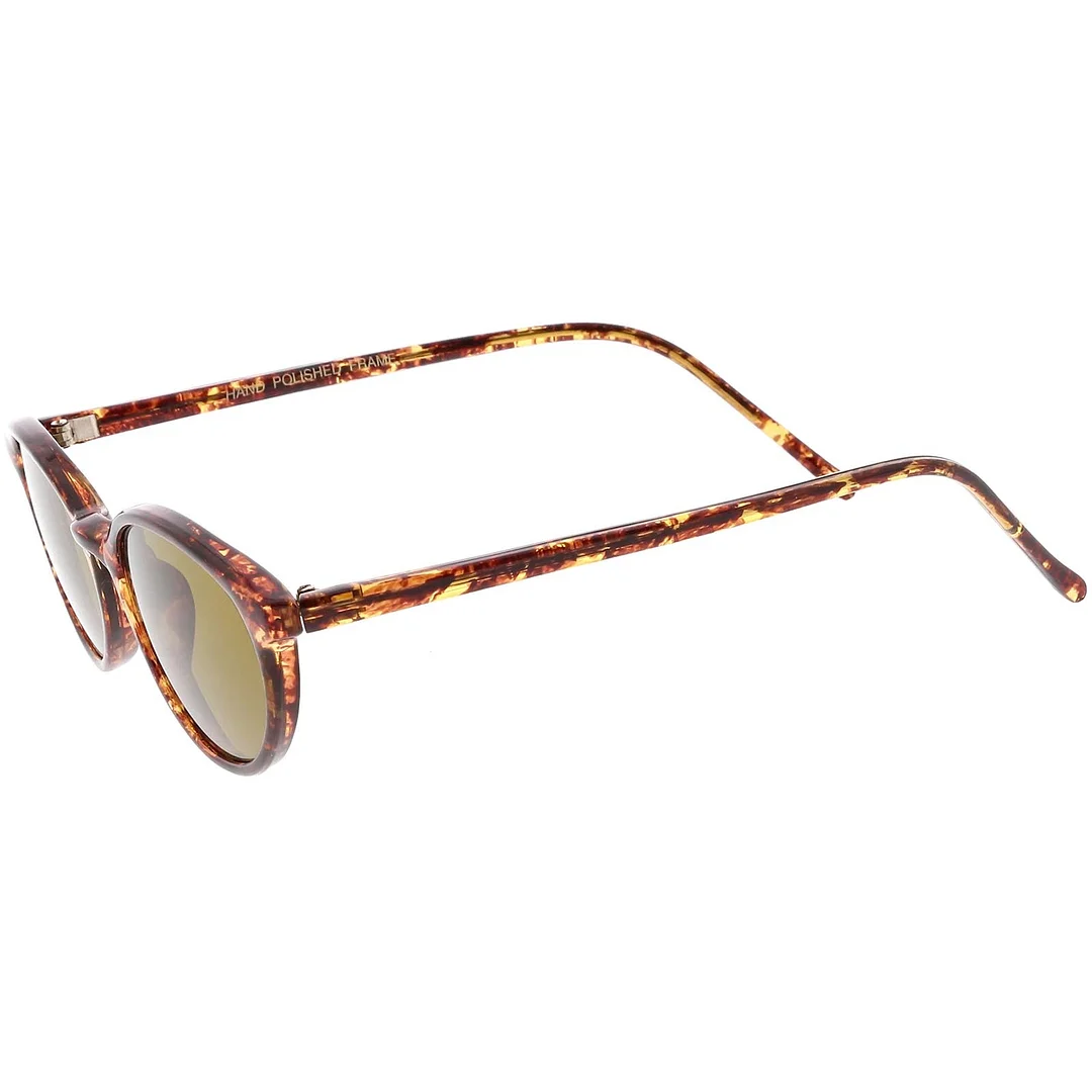 True Vintage Small Horn Rimmed Oval glasses Slim Arms 48mm