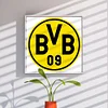 5D DIY Diamond Painting Kits Vollrundbohrer Dortmund Fu&szlig;ball Team Logo Mosaik