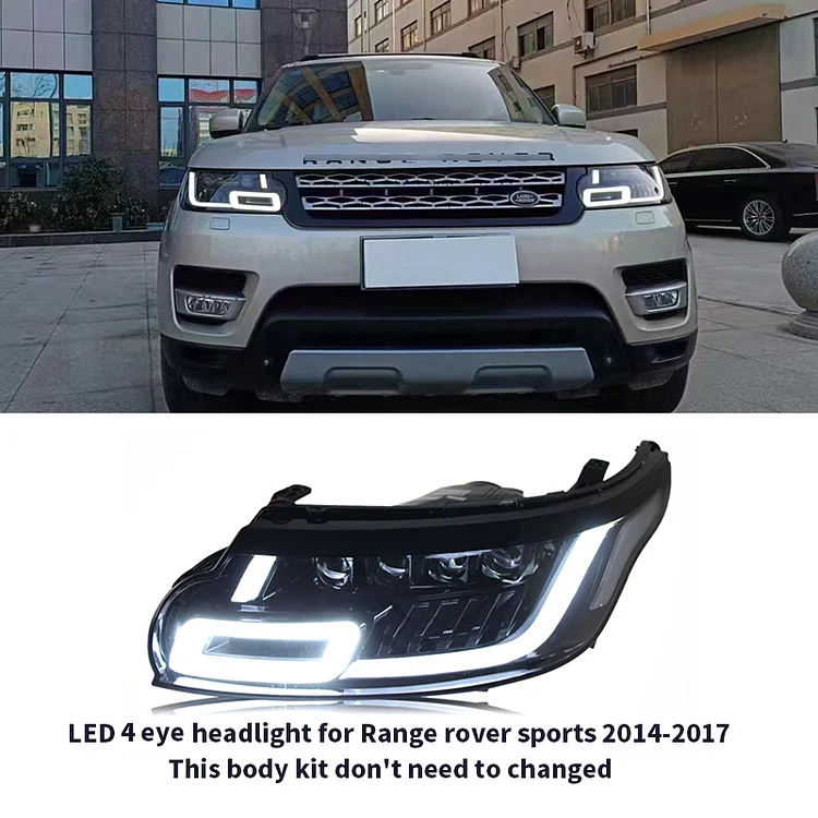 Mustunning plug and play upgrade LED Headlight Headlamp For Range Rover sports vogue HSE L494 head light head lamp 2014-2017 ITN Auto