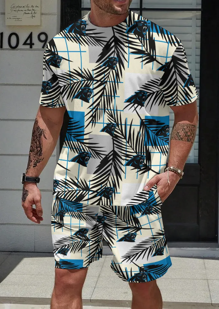 Carolina Panthers Limited Edition Top And Shorts Two-Piece Suits