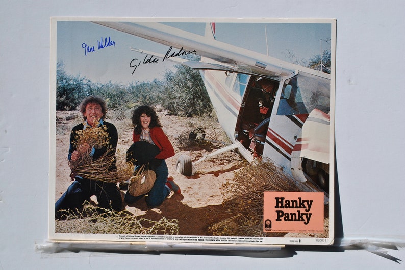 GILDA RADNER & GENE Wilder signed Photo Poster painting X2 Hanky Panky wcoa