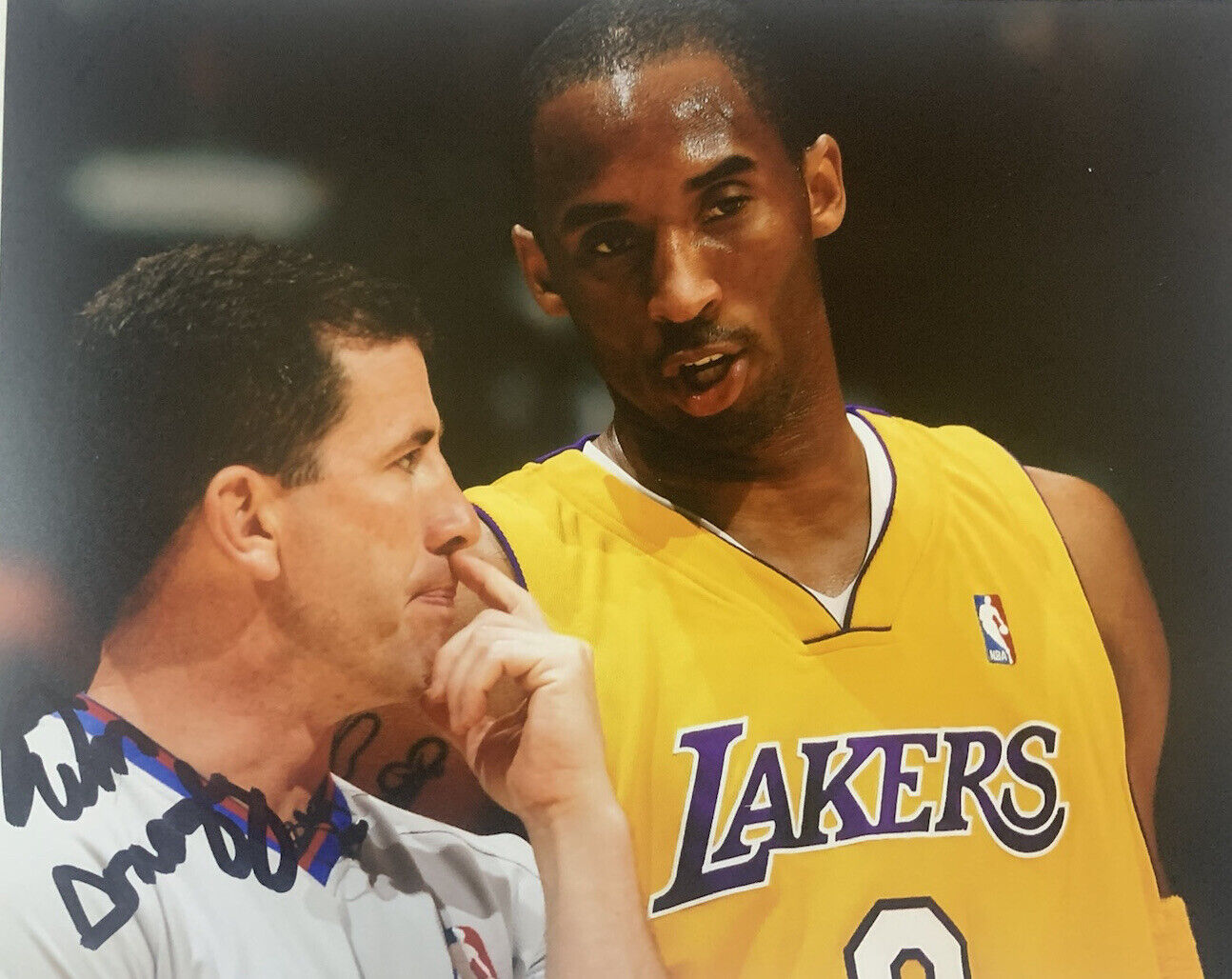 TIM DONAGHY HAND SIGNED 8x10 Photo Poster painting INFAMOUS NBA REFEREE AUTOGRAPH COA