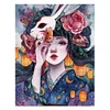 (Counted/Stamped) 9CT/11CT Illustration Girl- Cross Stitch 41*50cm/16.14*19.69in