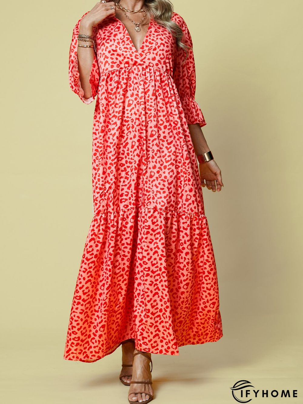 Boho Half Sleeve Weaving Dress | IFYHOME