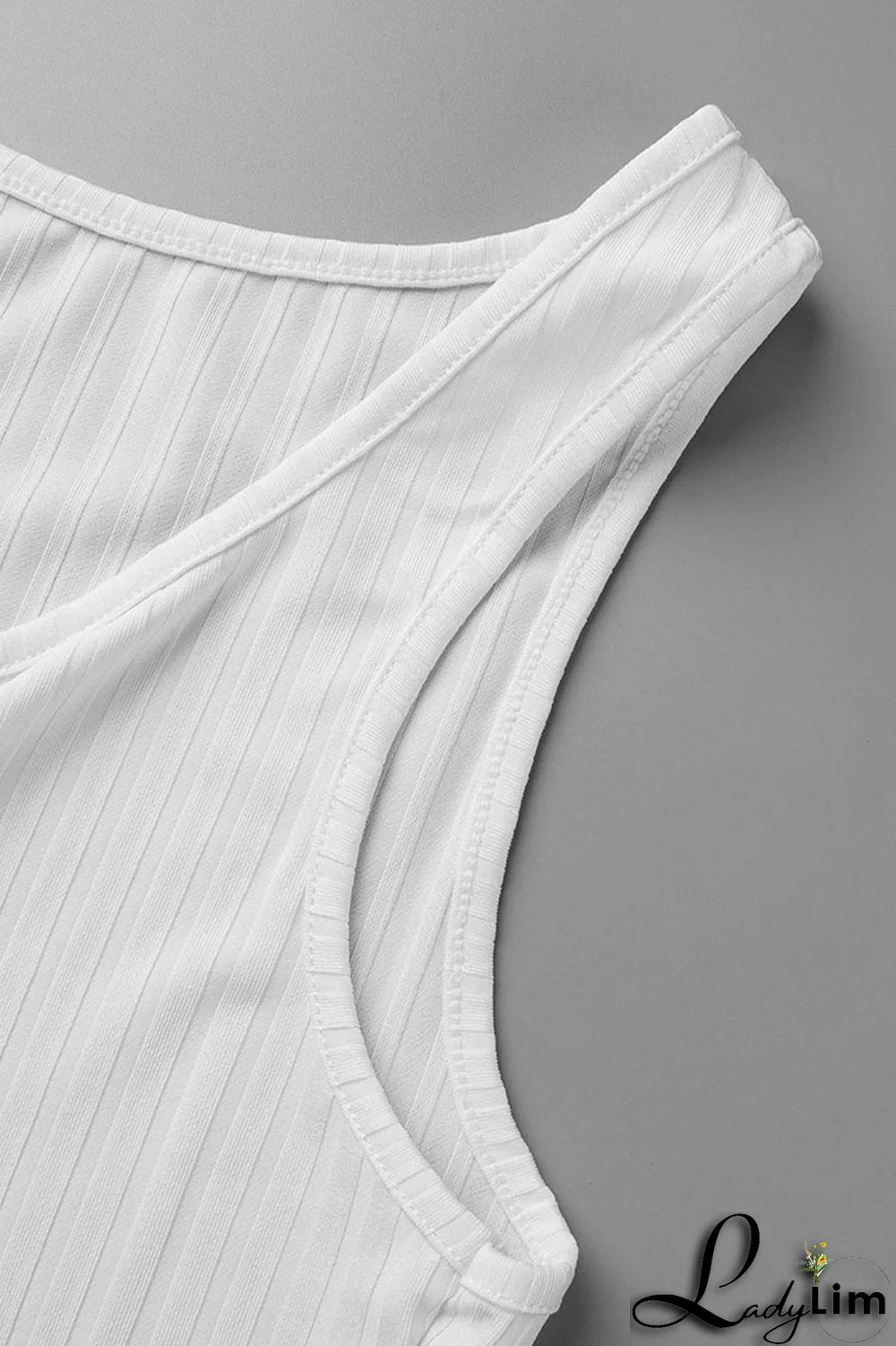 Black Casual Solid Patchwork U Neck Sleeveless Three Pieces