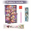 Tree and Butterfly Full DIY 5D Round Drill Diamond Art Kits Large Size 40*60cm Diamond Dots Paintings Picture Arts Craft Diamond Crystal Rhinestones Painting Kits for Adults/Beginners Gift Home Decor