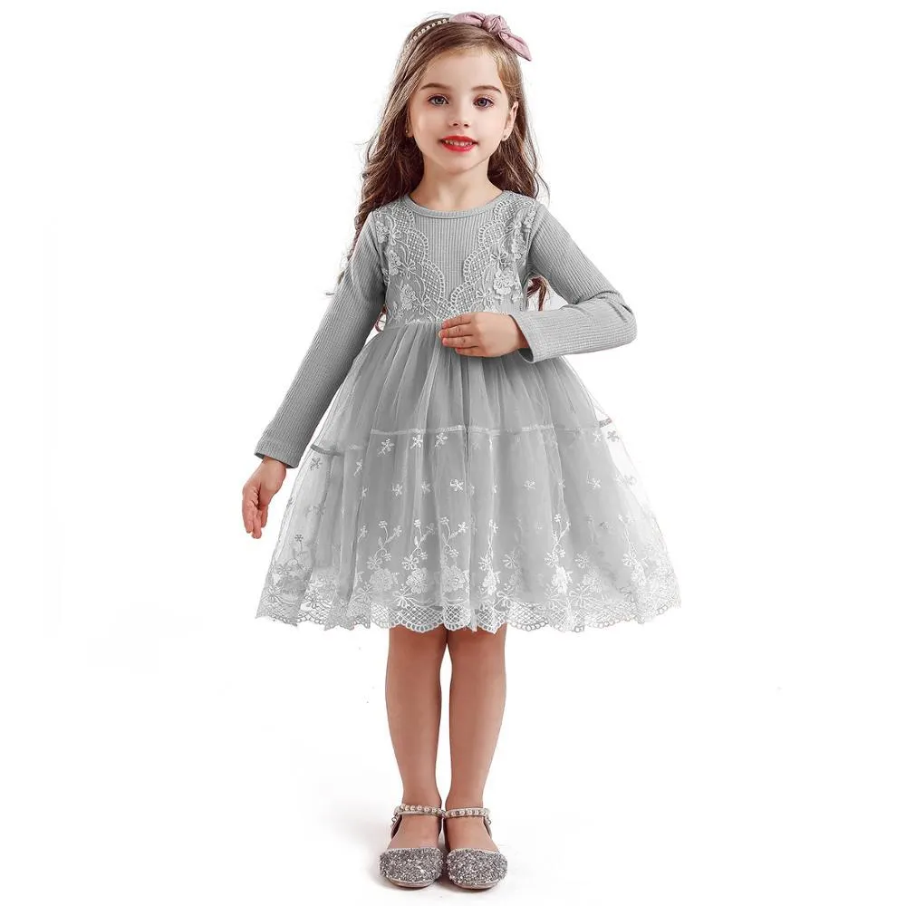 New Year Girls Knitted Dress Autumn Winter Clothes Reindeer Kids Dress for Little Girl Princess Cotton Warm Christmas Dresses