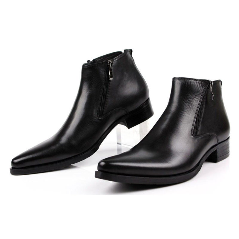 Pointed Toe Mens Dress Boots Sale Black Pointed Toe Mens Boots Men
