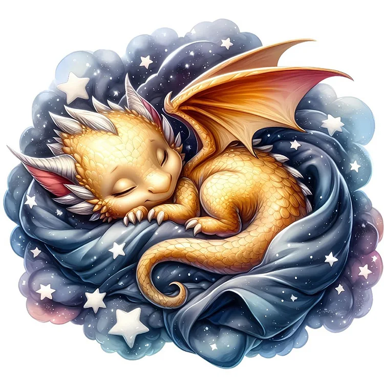 Sleeping Dragon - Painting By Numbers - 30*30CM gbfke