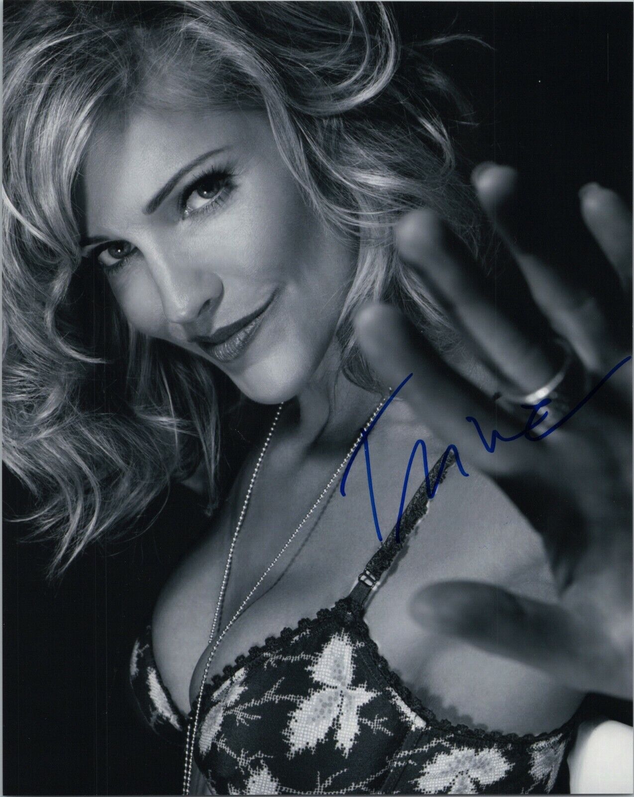 ~~ TRICIA HELFER Authentic Hand-Signed SUPER SEXY