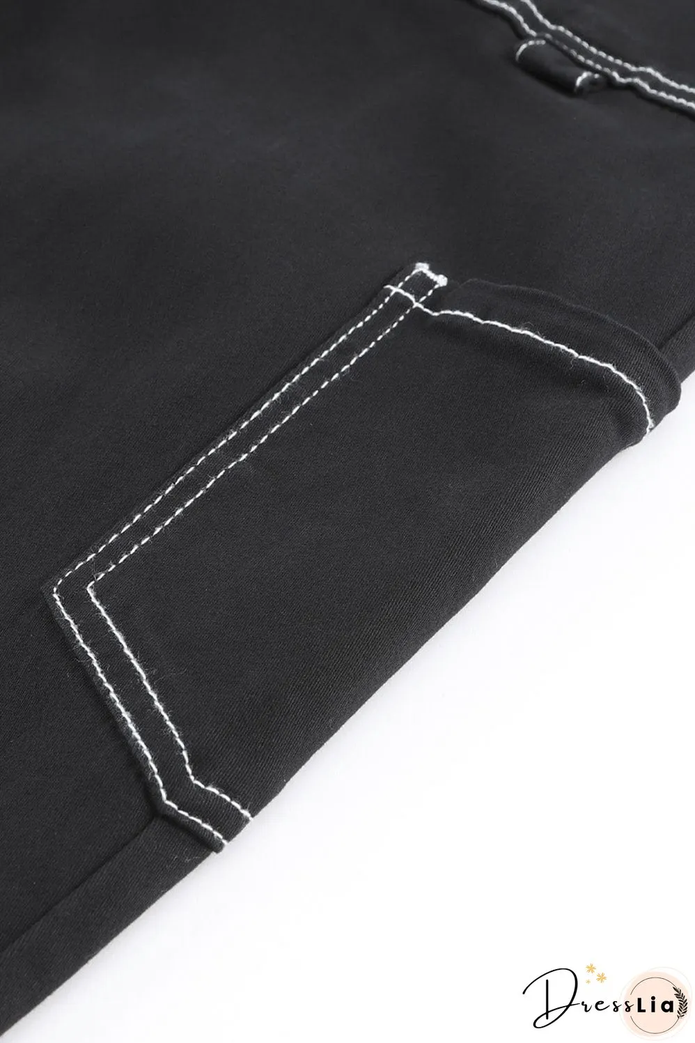 Contemporary Black Cargo Pants