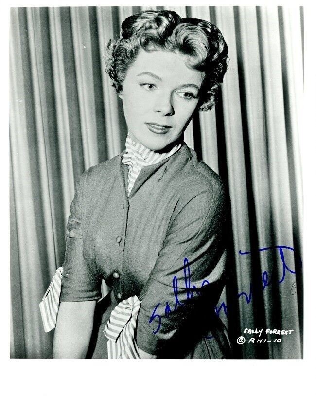 SALLY FORREST Signed Photo Poster painting