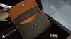 Handmade Italian Pueblo frosted vegetable-tanned cowhide cardholder/wallet