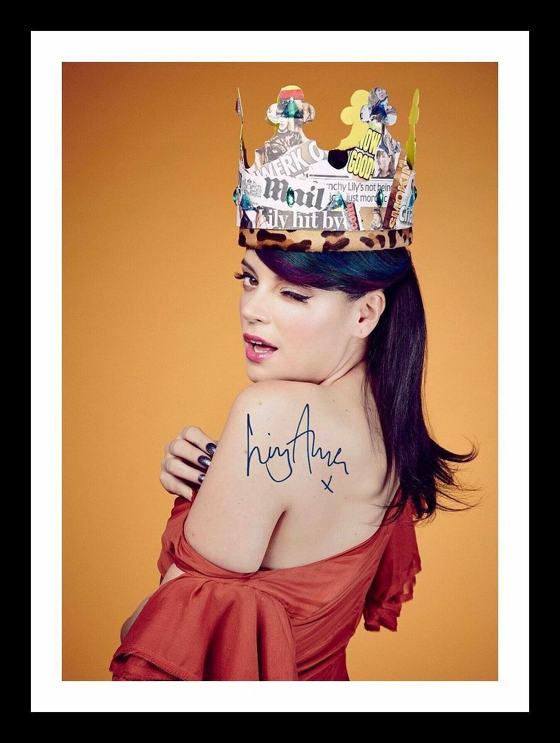 Lily Allen Autograph Signed & Framed Photo Poster painting 5