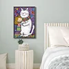 40x60cm Cat 5D DIY Full Drill Round Diamond Painting Kit pour la décoration murale de la maison