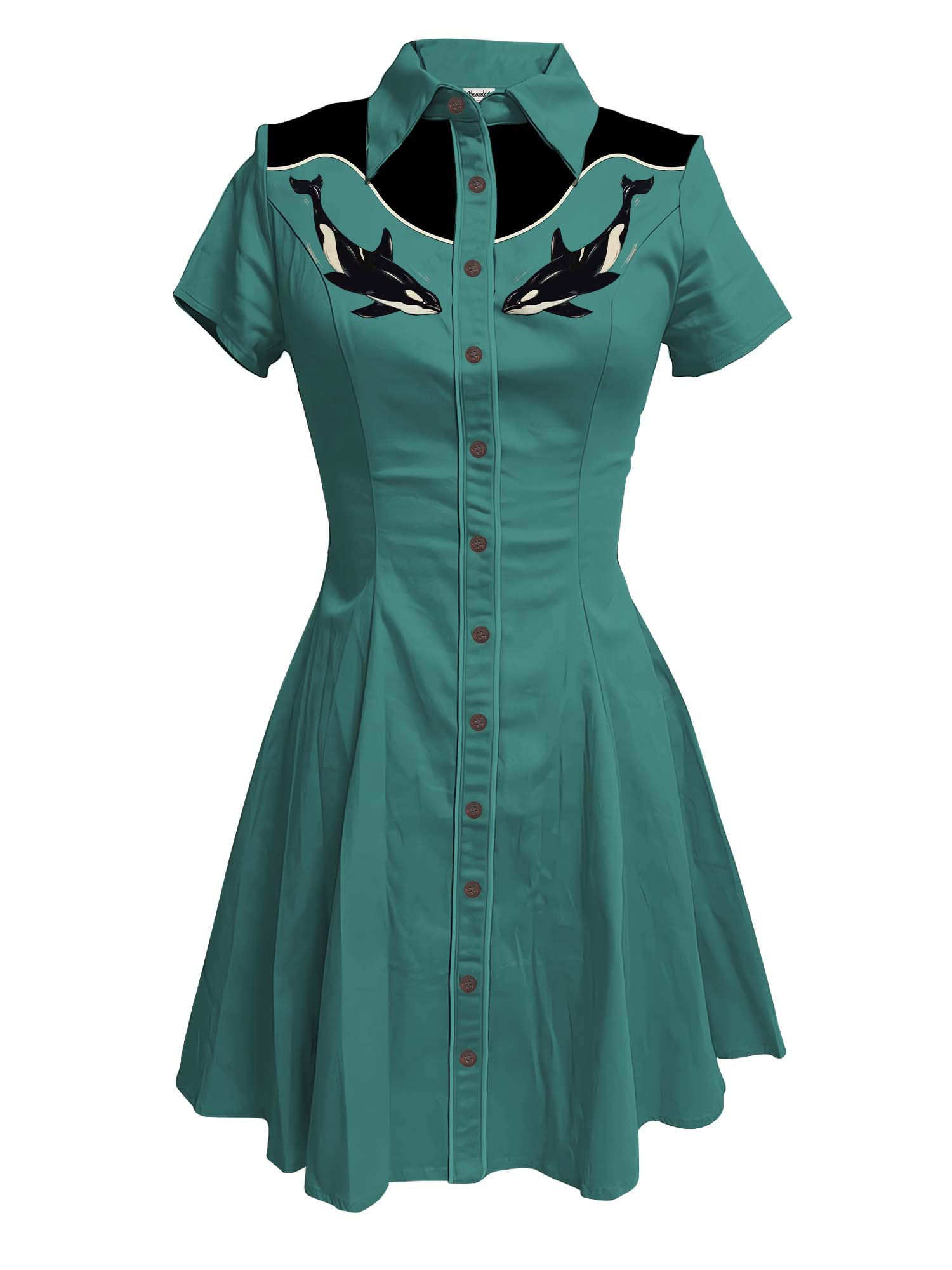 Killer Whale - 100% Cotton Dress