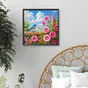 Diamond Painting-5D Full Round Drill Flowers & Bird