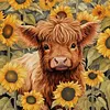 (Multi-Style) Flower Yak-11CT Stamped Cross Stitch 40*40cm/15.75*15.75in