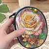Diamond Painting PVC Rose Transparent Wallet Purse