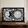 uk.everydayedeals DIY Pearl Painting With Frame - Handmade Self-Adhesive Pearls - Stars Moon(20*30cm)