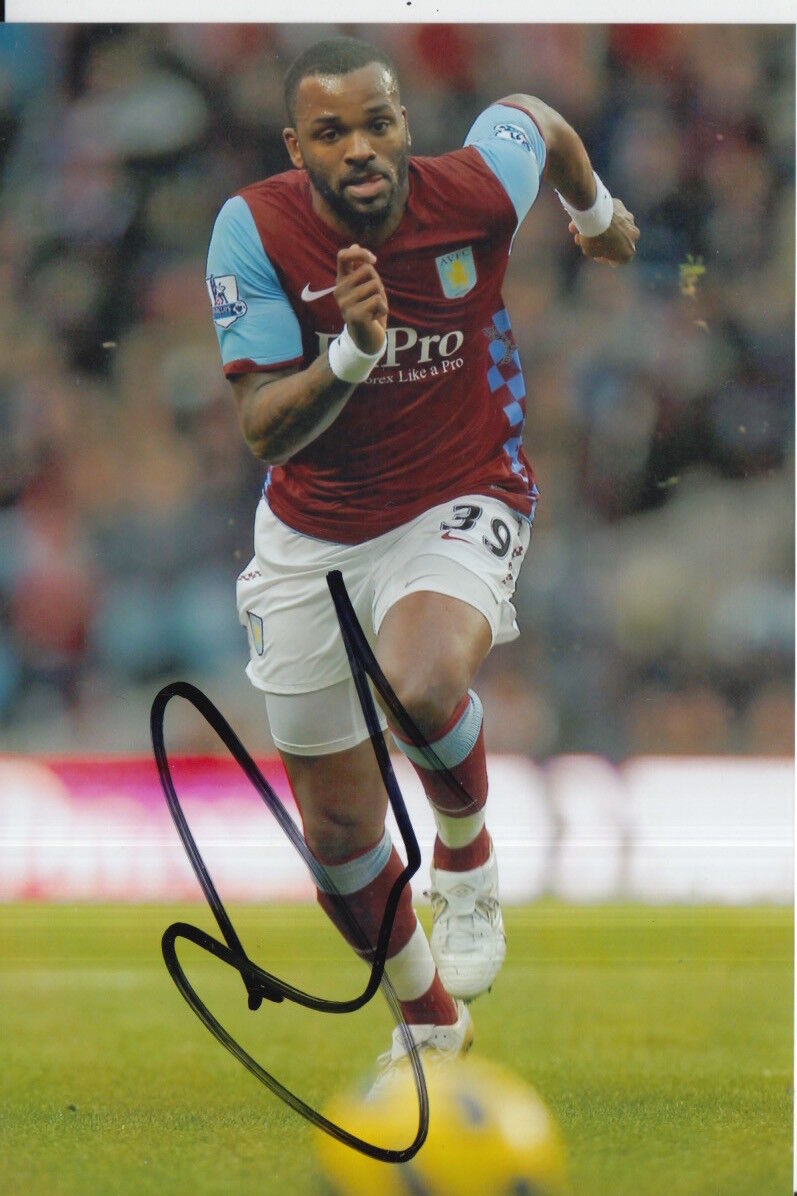 ASTON VILLA HAND SIGNED DARREN BENT 6X4 Photo Poster painting.