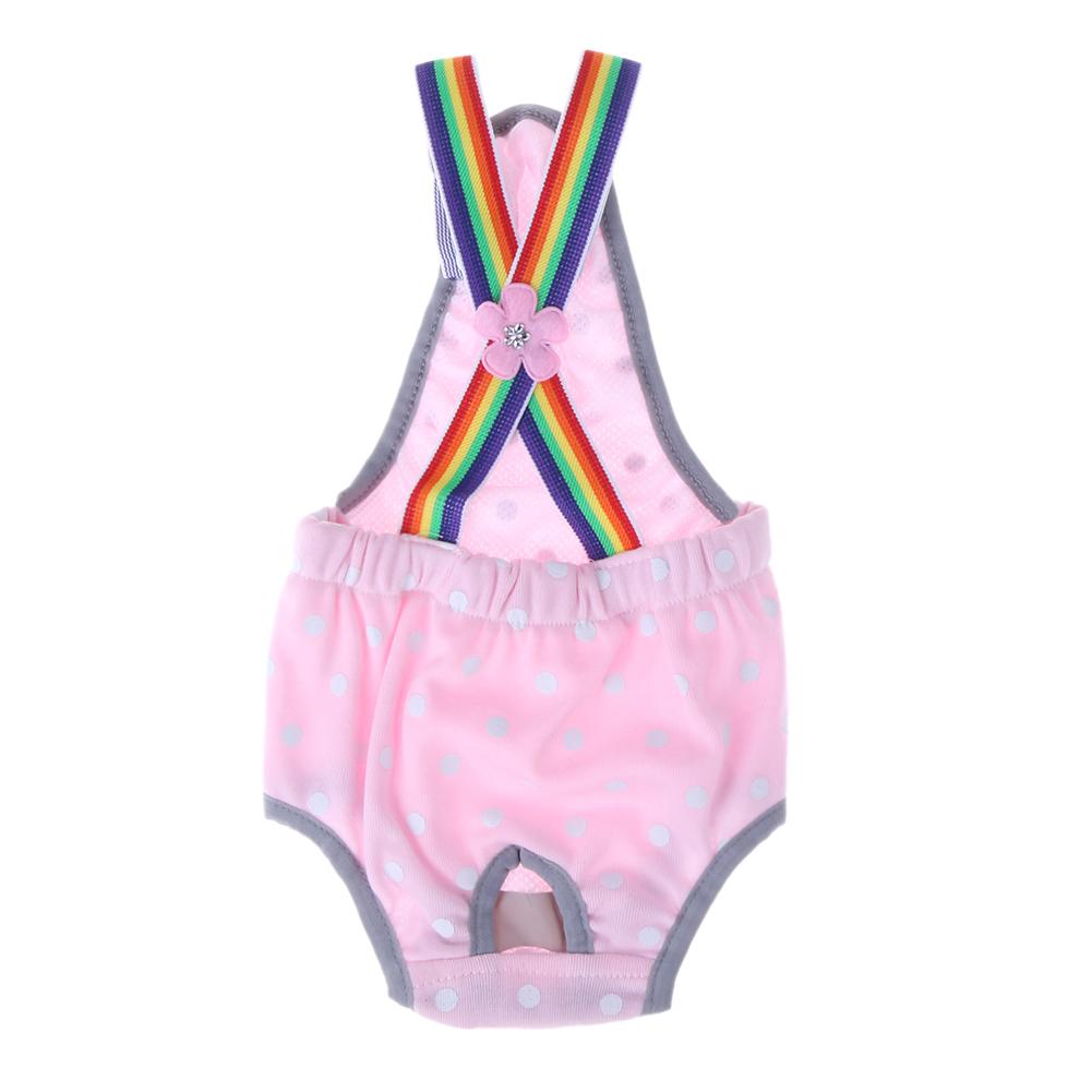 

Pet Dog Physiological Strap Pants Puppy Short Sanitary Diaper Underwear, Pink, 501 Original