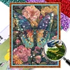 Flower - 9CT Full Beaded Cross Stitch Kit(30x40cm)