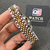 Lady's Rolex 31mm Datejust m278273-0016 Two Tone Yellow Gold on Jubilee with Mint Green Dial Super clone
