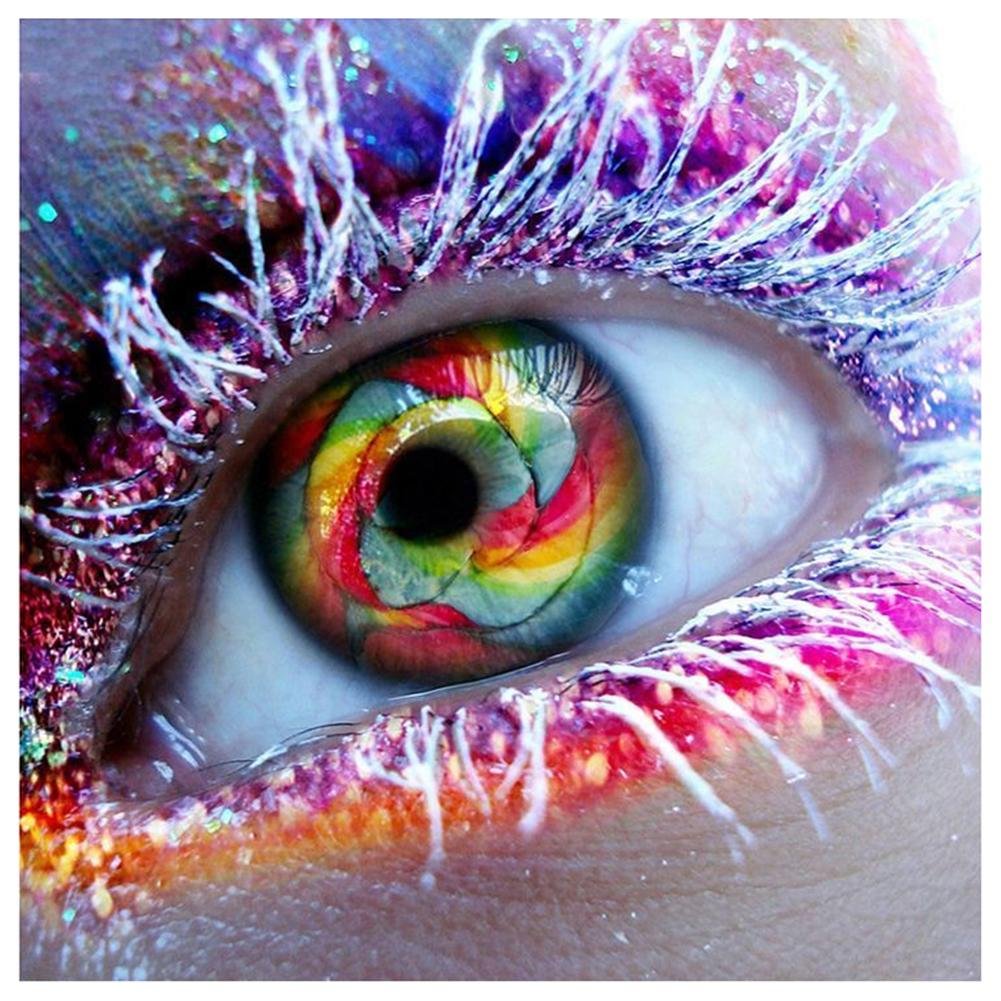 Full Round Diamond Painting Glitter Eye (30*30cm)