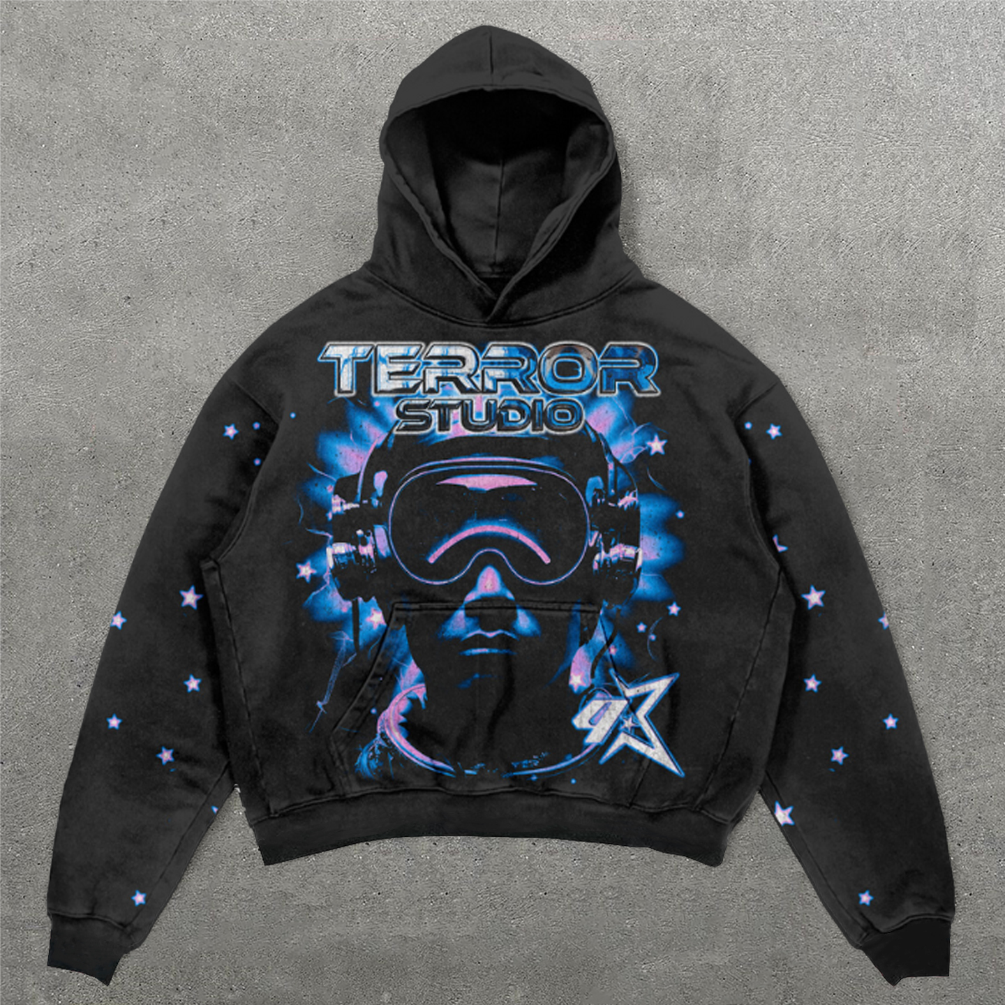 Fashion Terror Print Long Sleeve Hoodies