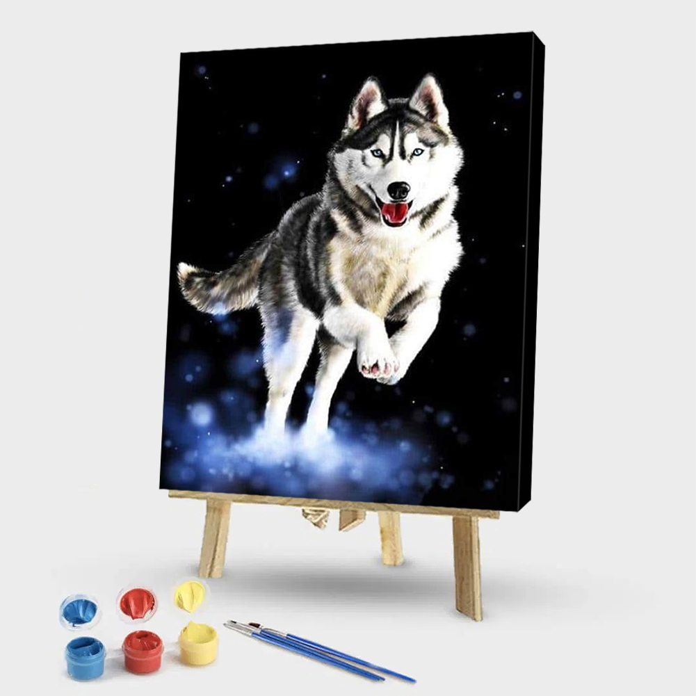 

Running Husky - Paint By Numbers - 40*50CM, 501 Original