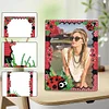 Floral Special Shape Diamond Painting Photo Frame Home Decor Gift (Ladybug)