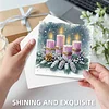 6pcs DIY Weihnachtskerze Diamant Kunst Gru&szlig;karten f&uuml;r Feiertagssegen