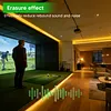 [US Local Warehouse] 9.8x13ft Golf Simulator Impact Screen Launch Monitor Projector Screen with Grommet Holes Golf Hitting Screens for Indoor/Home/Garage Training