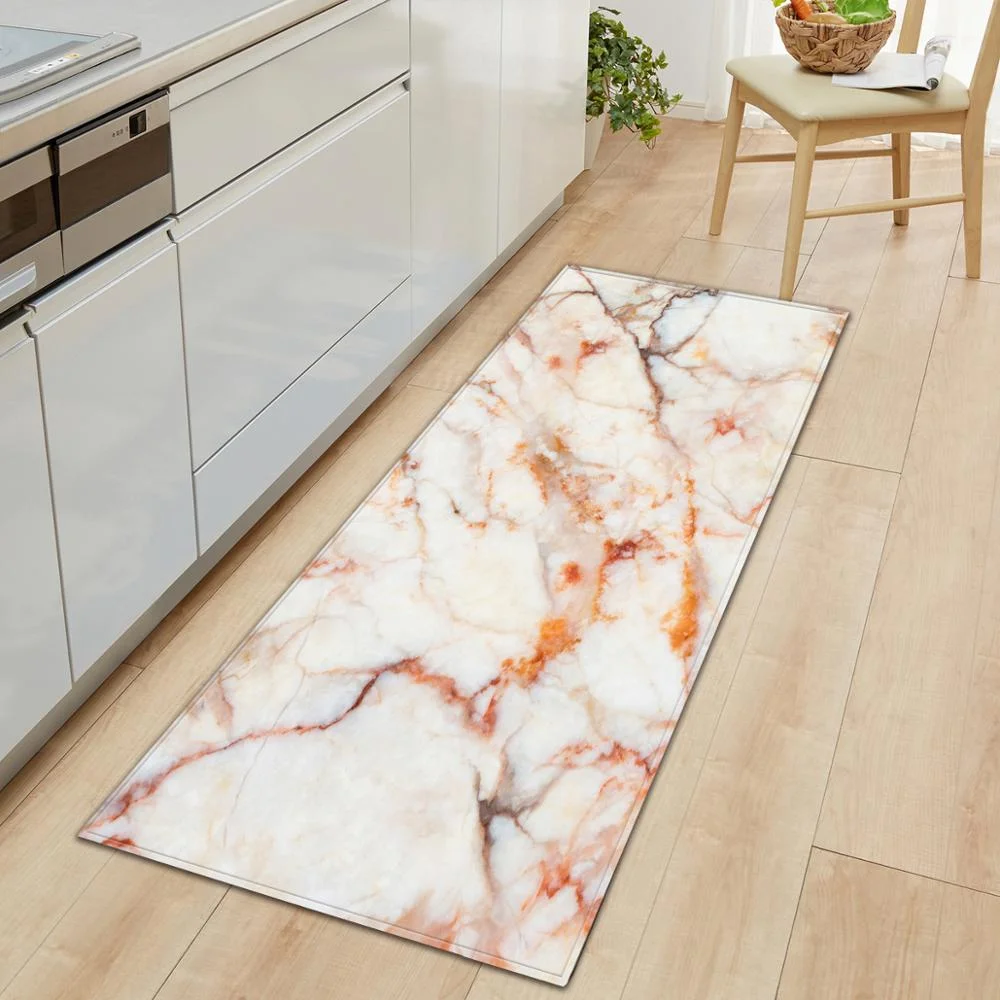 Kitchen Mat Bedroom Entrance Door mat Living Room Carpet Home Hallway Floor Decoration  Bathroom Non-slip Absorbent Rug