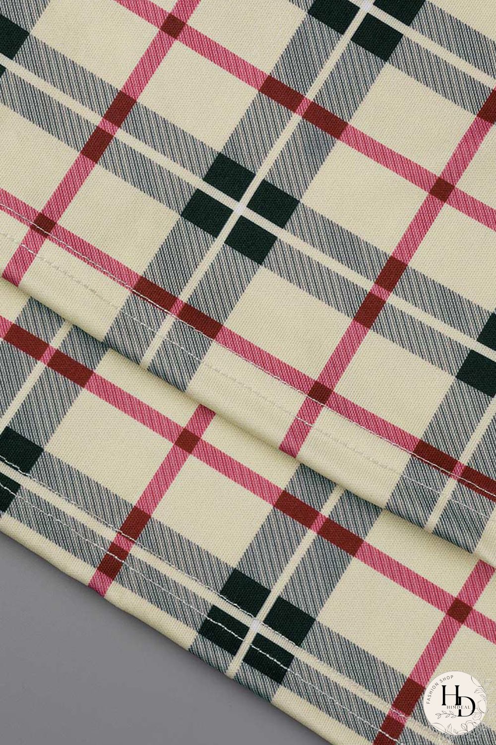 Apricot Fashion Casual Print Patchwork Regular High Waist Trousers