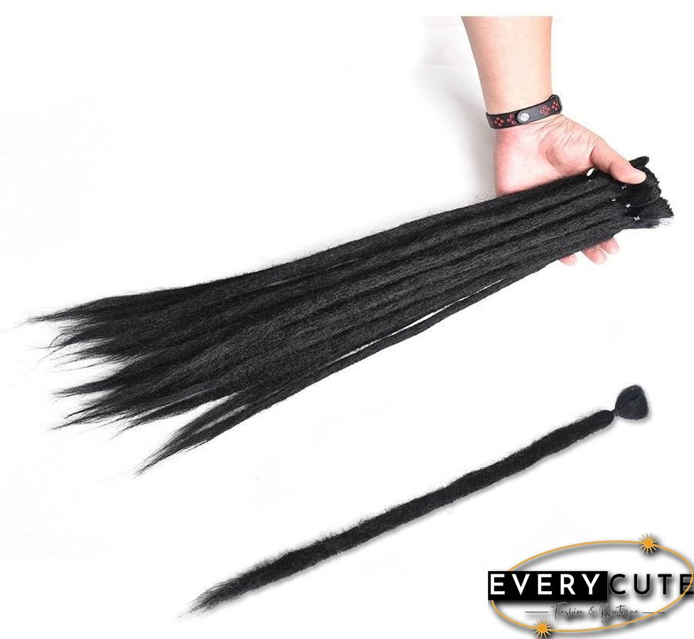 Wig Dirty Plait Handmade Dirty Plait Reggae Dirty Plait 20 Inch Monochrome