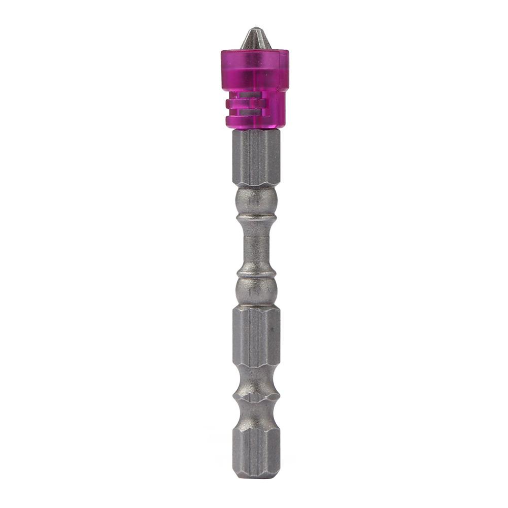 

1/4 inch Hex Shank S2 Steel PH2 Magnetic Electric Screwdriver Bits (Purple), 501 Original