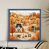 Autumn Town-14CT Counted Cross Stitch 40*40cm/15.75*15.75in